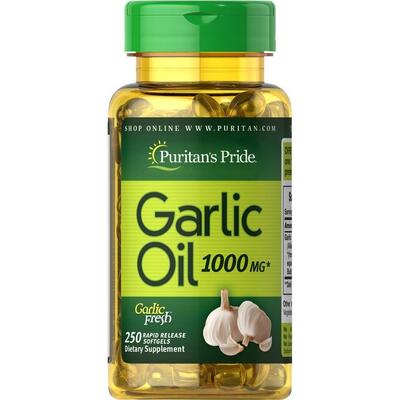 Garlic Oil 1000mg Rapid Release Soft Gels 250ct