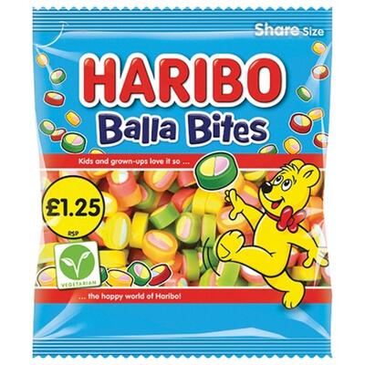 Haribo Balla Bites 160g: $7.00