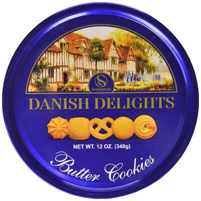 Danish Delights Butter Cookies 12oz: $10.00