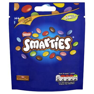 Nestle Smarties Sharing Pouch 118g: $8.00
