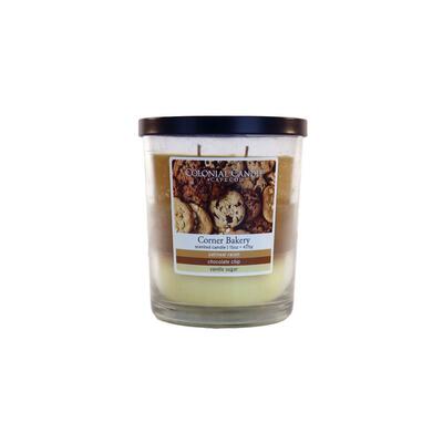 Jar Candle Colonial Candle Of Cape Tri Layer 2 Wick Corner Bakery 15oz