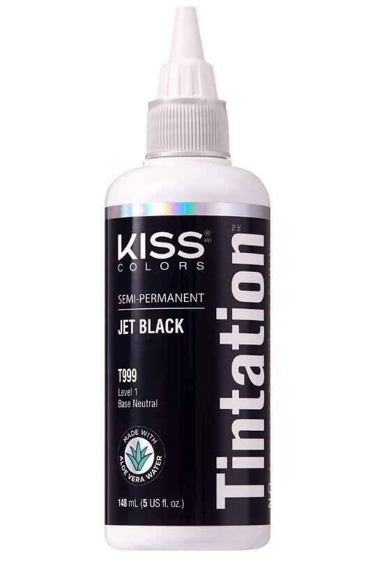 Kiss Colors Tintation Semi-Permanent Jet Black 5oz: $19.00