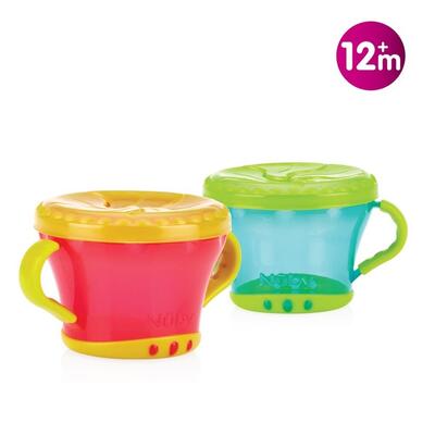 Nuby Snack Keeper Bowl with Lid & Handles: $15.00