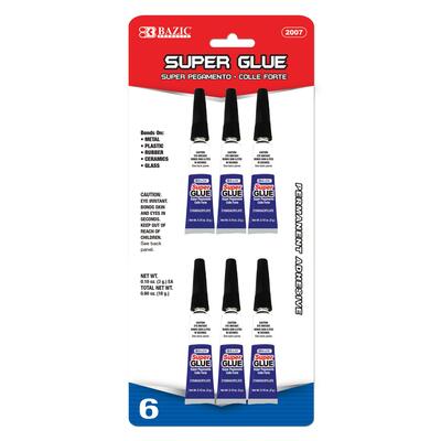 Bazic 3g Super Glue 6pk