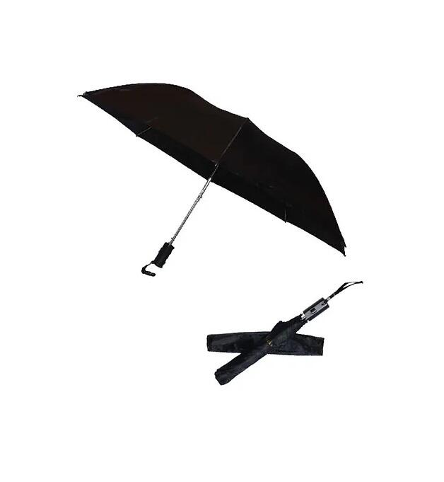 Clicks Automatic Folding Umbrella Black: $25.00
