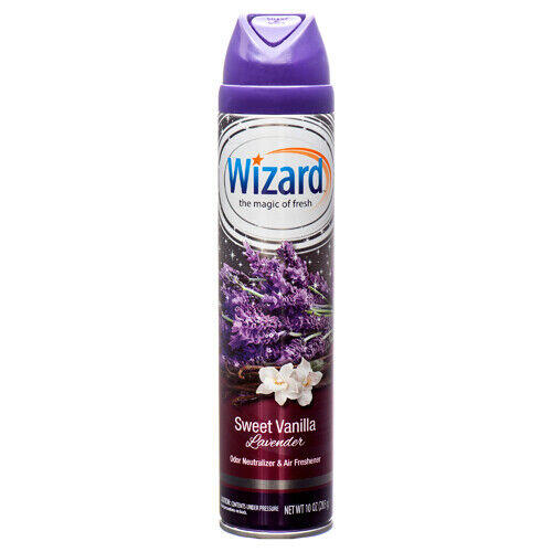 Wizard Air Freshener Sweet Vanilla Lavender 10oz
