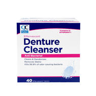 QC Denture Cleanser Tabs 40ct: $0.00