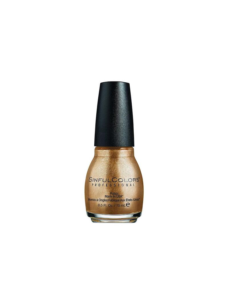 Sinful Colors Nail Polish Gold Metal 15ml