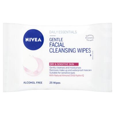 Nivea Gentle Facial Cleansing Wipes 25 count: $10.00