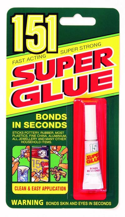 151 Super Glue 3g: $2.50