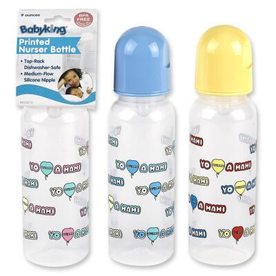 Baby King Nurser Medium Flow Baby Bottle 9 oz 1 ct: $4.95