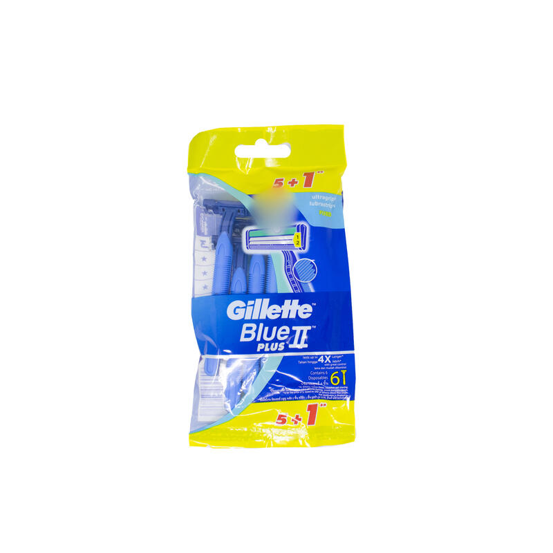 Gillete Blue Plus Razors 6ct