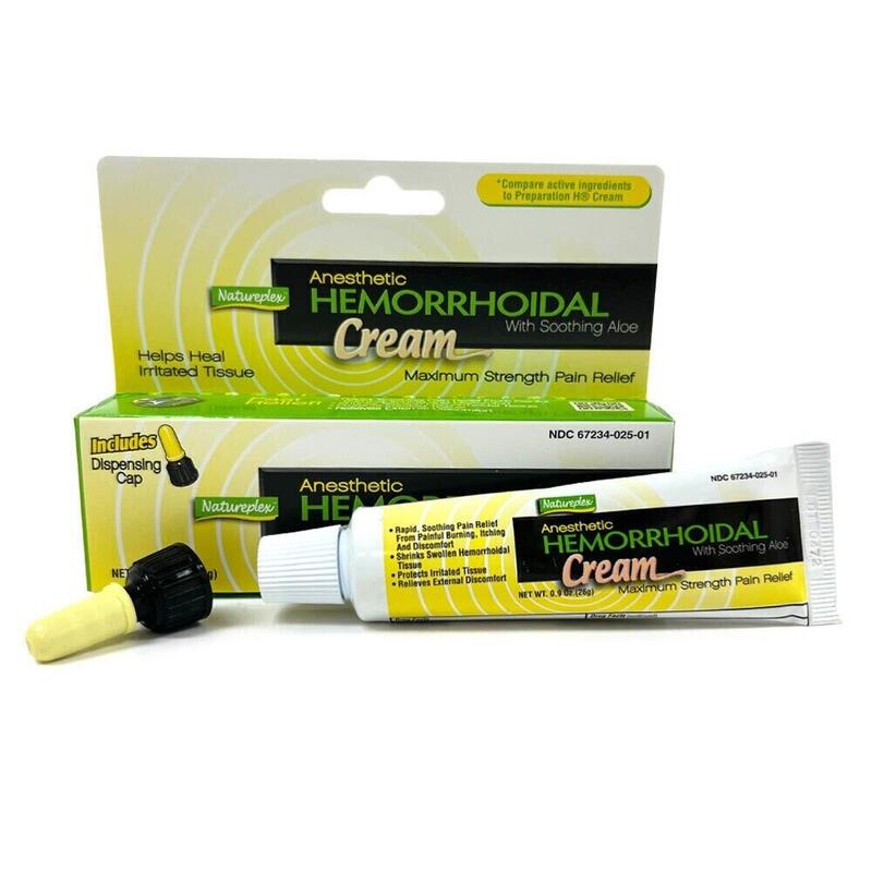Natureplex Anesthetic Hemorrhoidal Cream 0.9oz