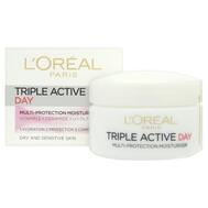 Loreal Day Cream Triple Active Dry & Sensitive 24H 50ml: $35.00