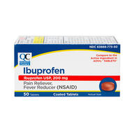 Quality Choice Ibuprofen 50 Tabs: $10.00