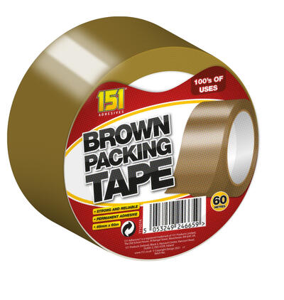 151 Adhesives Brown Packing Tape