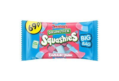 Swizzels Squashies Bubblegum 60gm: $3.00