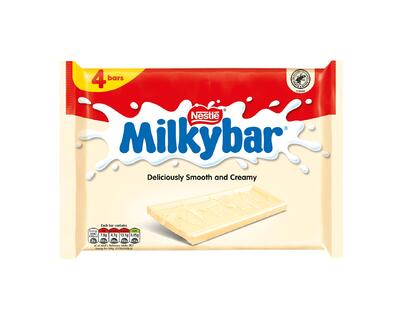 Nestle Milkybar Medium 4pk 100gm: $9.00