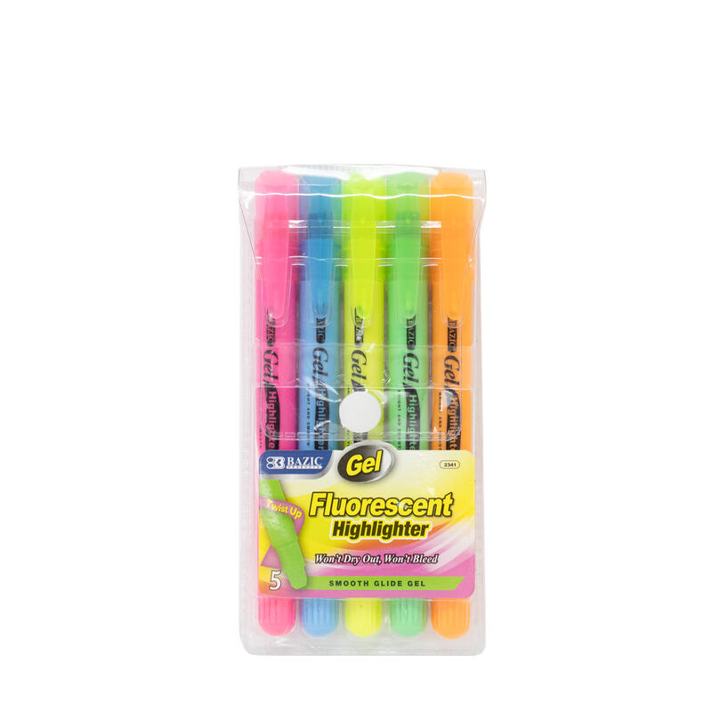 Bazic 5 Fluorescent Gel Highlighter