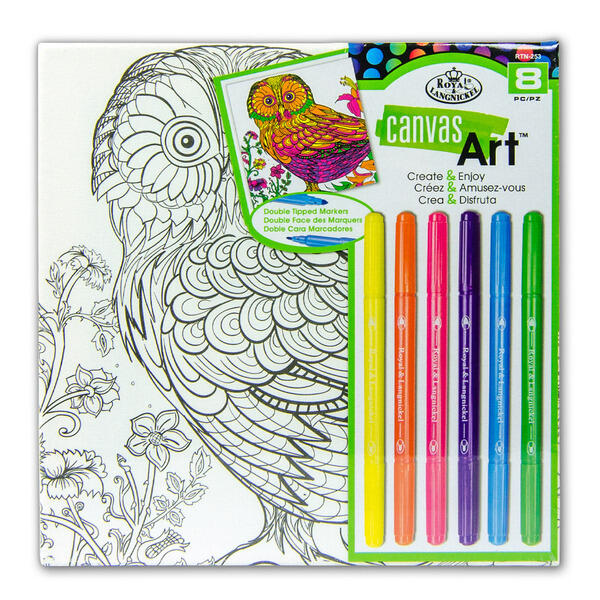 Canvas Art Markers Owl: $15.00