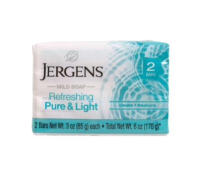 Jergens Soap Refreshing Pure Light 3oz 2 pack