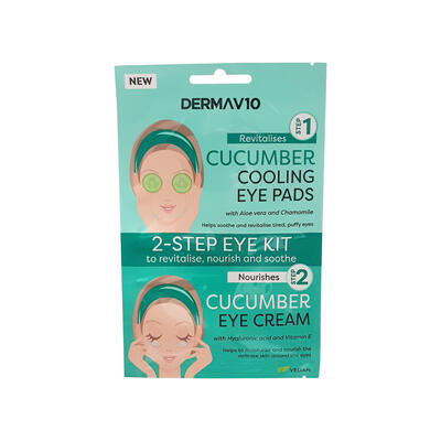DermaV10 Cucumber 2-Step Eye Kit 1ct