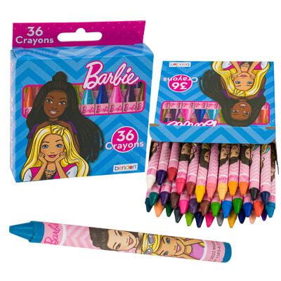 Barbie Crayons 36ct: $6.75