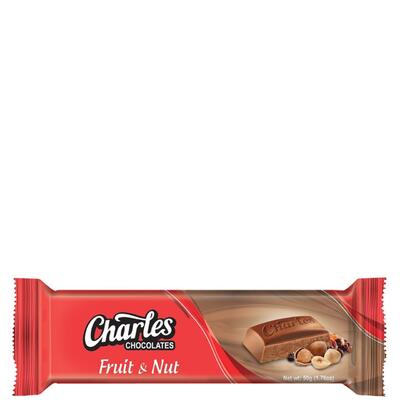Charles Chocolates Fruit & Nut 1.76oz: $3.00