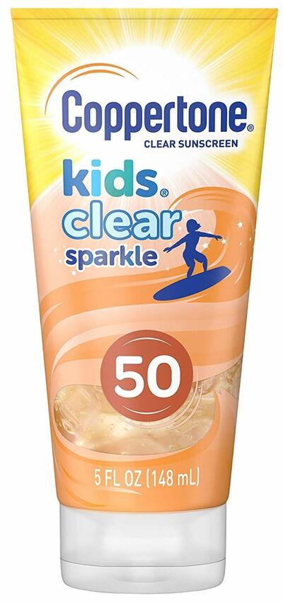 Coppertone Kids Clear Sparkle Sunscreen Lotion 5oz: $28.00