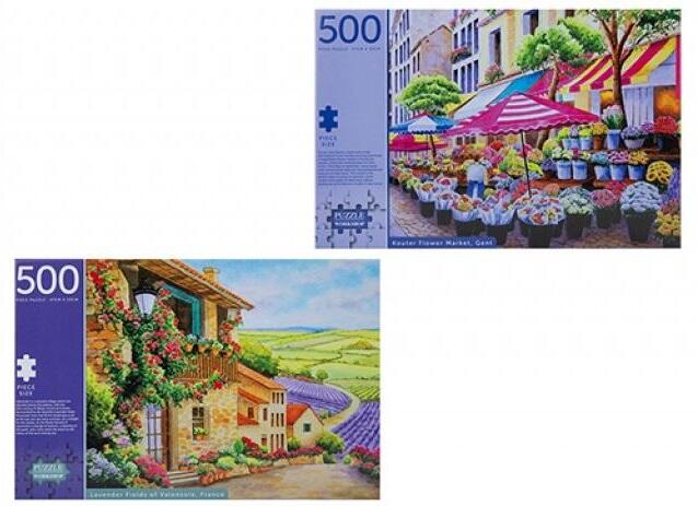 Puzzle Scenery Assorted 500pc