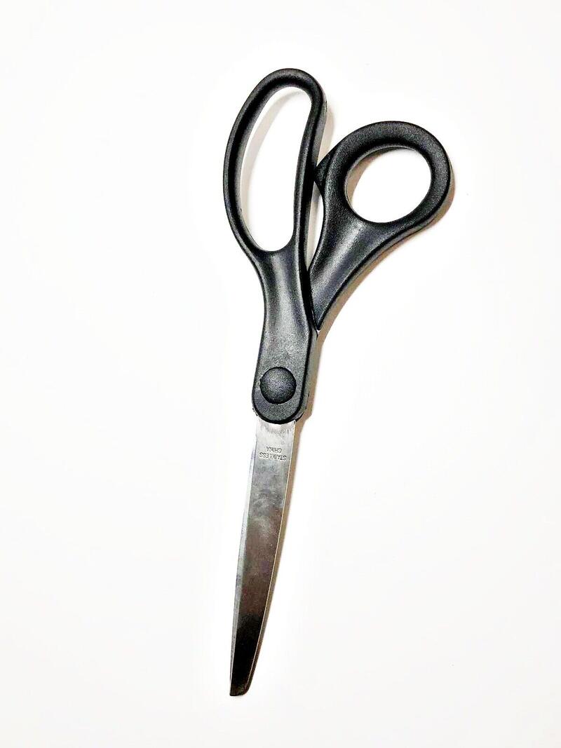 Allary Stainless Steel Black Scissors M&C Drugstore