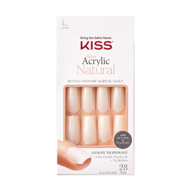 Kiss Salon Acrylic Natural 28 Nails
