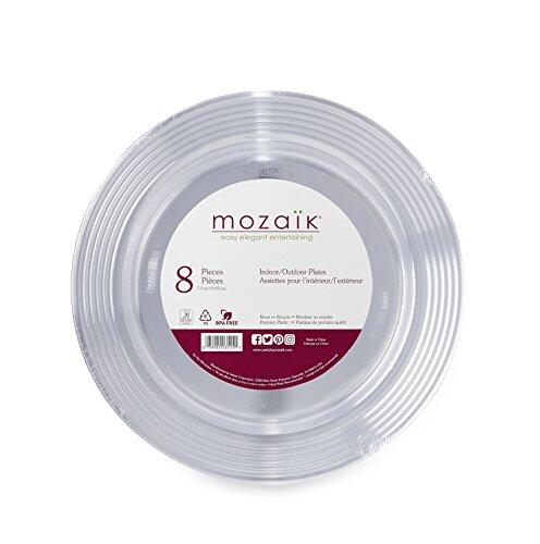 OSQ Moziak Ring Plates Clear 8ct: $8.00