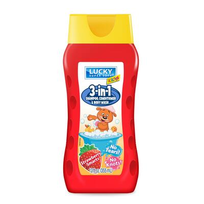 Lucky Kids 3 In 1 Strawberry 12oz