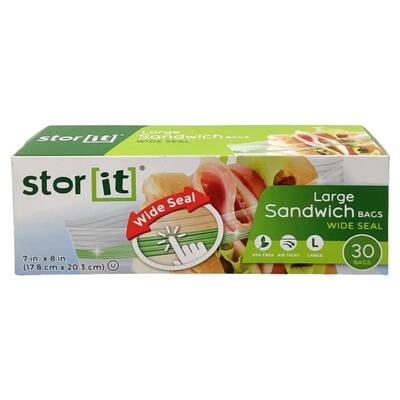 Stor It Large Sandwich Bags 30ct
