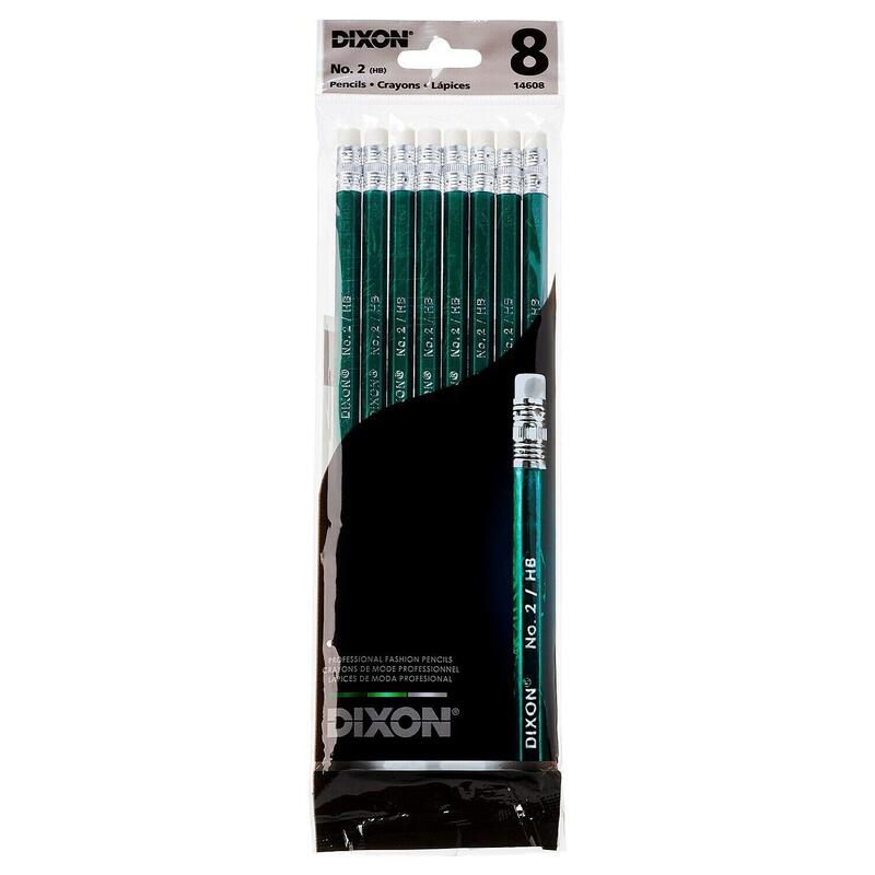 Dixon 8ct Green Barrel #2 Pencil: $5.50