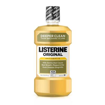 Listerine Antiseptic Mouthwash Original 1 litre: $29.25
