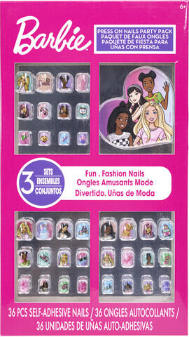 Barbie Press On Nails 36pk