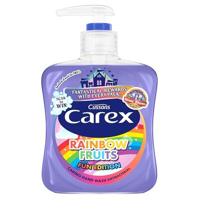 Cussons Carex Rainbow Fruits Hand Wash 250ml