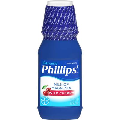 Genuine Phillips Milk Of Magnesia Wild Cherry 12oz