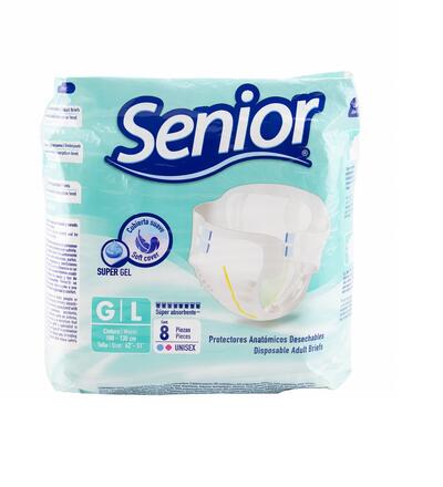Senior Adult Diapers Large 8 count: $18.60