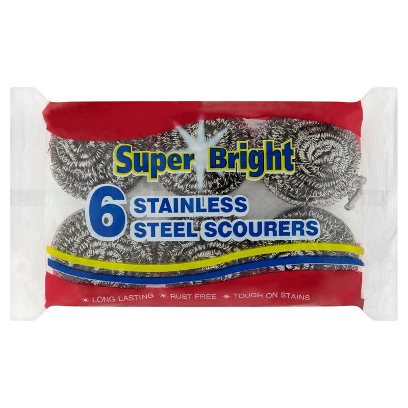 DNR Superbright SS Scourer 6pk