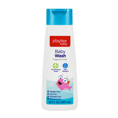 Playtex Baby Wash Fragrance Free 10oz