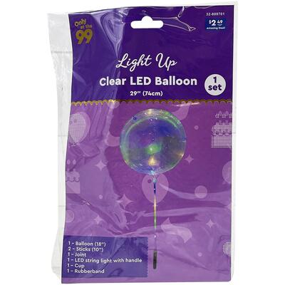 Light Up Clear LED Balloon: $13.01