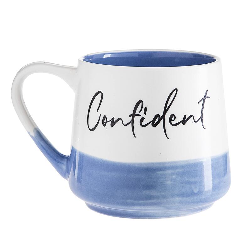 Confident Blue Bottom Ceramic Mug