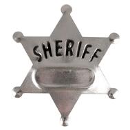 Sheriff Badge Metal: $0.25
