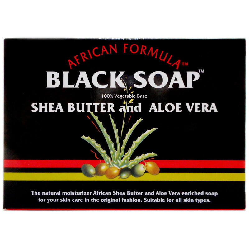 African Black Soap Shea Butter and Aloe Vera 3.5oz