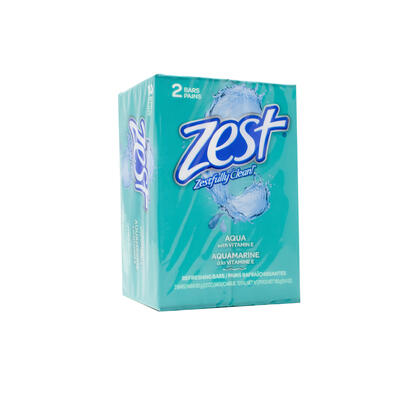 Zest Aqua Bar Soap 6.4 oz 2pk: $6.50