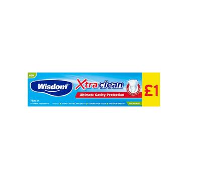 Wisdom Toothpaste Extra Clean 75ml: $5.00