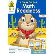 School Zone Press Out Ages 5 to 7 Book Math  Readiness: $0.00